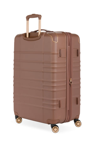 SWISSGEAR 8027 Large Checked Expandable Hardside Spinner Luggage - Maple Rugged ABS hardside case