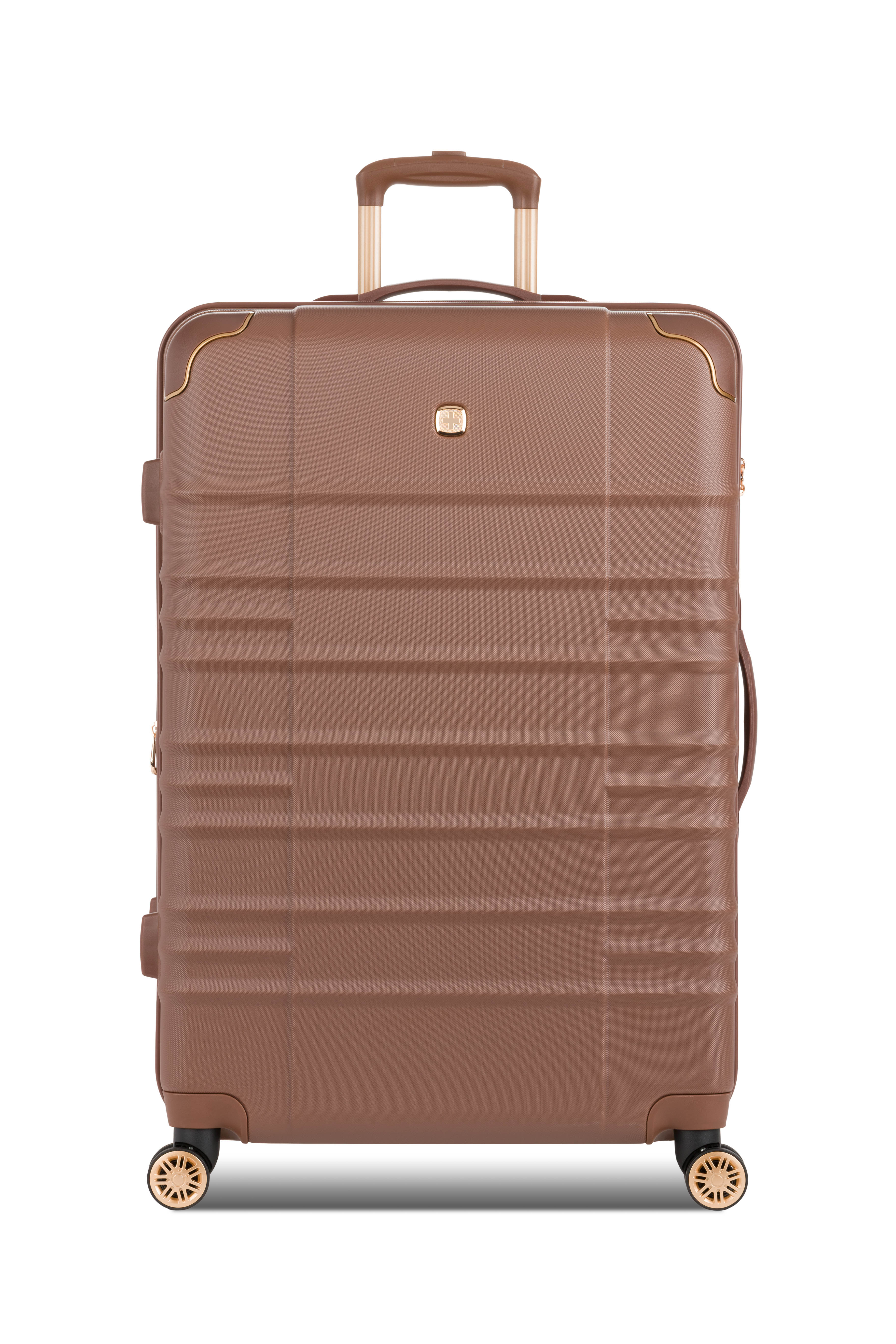 SWISSGEAR Cascade II Large Checked Spinner in Maple Brown