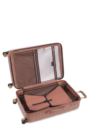 SWISSGEAR 8027 Large Checked Expandable Hardside Spinner Luggage - Maple Color-matched, adjustable clothes compression panel helps prevent shifting of contents