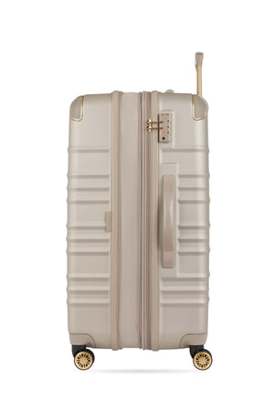SWISSGEAR 8027 Expandable Spinner 3 Piece Luggage Set - Sand All pieces expand for additional packing space