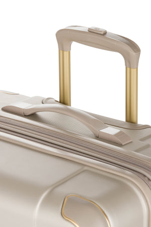 SWISSGEAR 8027 Expandable Spinner 3 Piece Luggage Set - Sand Molded grab handle for lightweight mobility