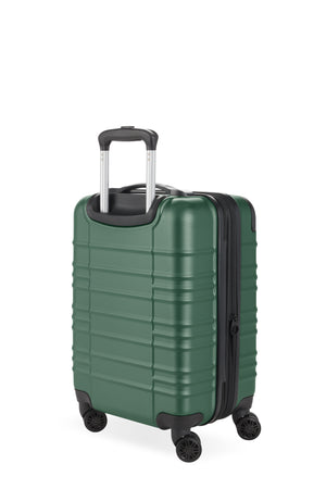 SWISSGEAR 8027 19” Expandable Carry On Hardside Spinner Luggage - Forest Green Lightweight, rugged ABS hardside case