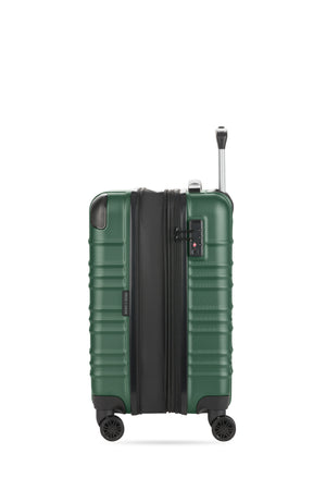 SWISSGEAR 8027 19” Expandable Carry On Hardside Spinner Luggage - Forest Green Expands for additional packing space 
