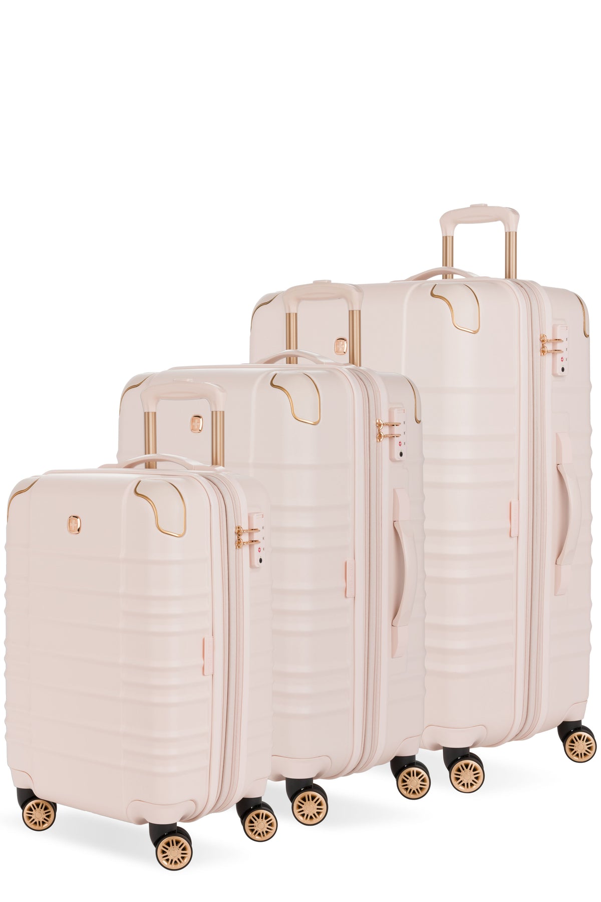 SWISSGEAR Cascade II 3-Piece Spinner Set - Rose - 01