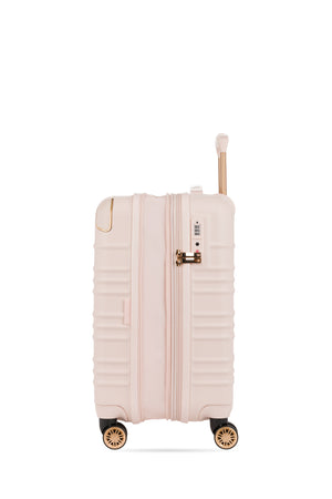 SWISSGEAR 8027 19” Expandable Carry On Hardside Spinner Luggage - Pink Expands for additional packing space