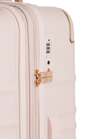 SWISSGEAR 8027 Large Checked Expandable Hardside Spinner Luggage - Rose