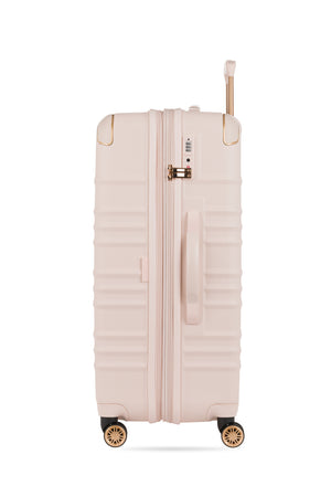 SWISSGEAR 8027 Large Checked Expandable Hardside Spinner Luggage - Rose