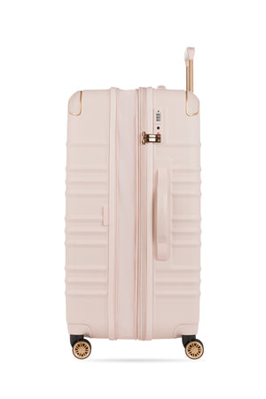 SWISSGEAR 8027 Large Checked Expandable Hardside Spinner Luggage - Rose