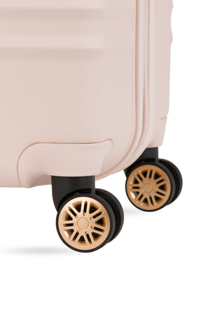 SWISSGEAR 8027 Large Checked Expandable Hardside Spinner Luggage - Rose