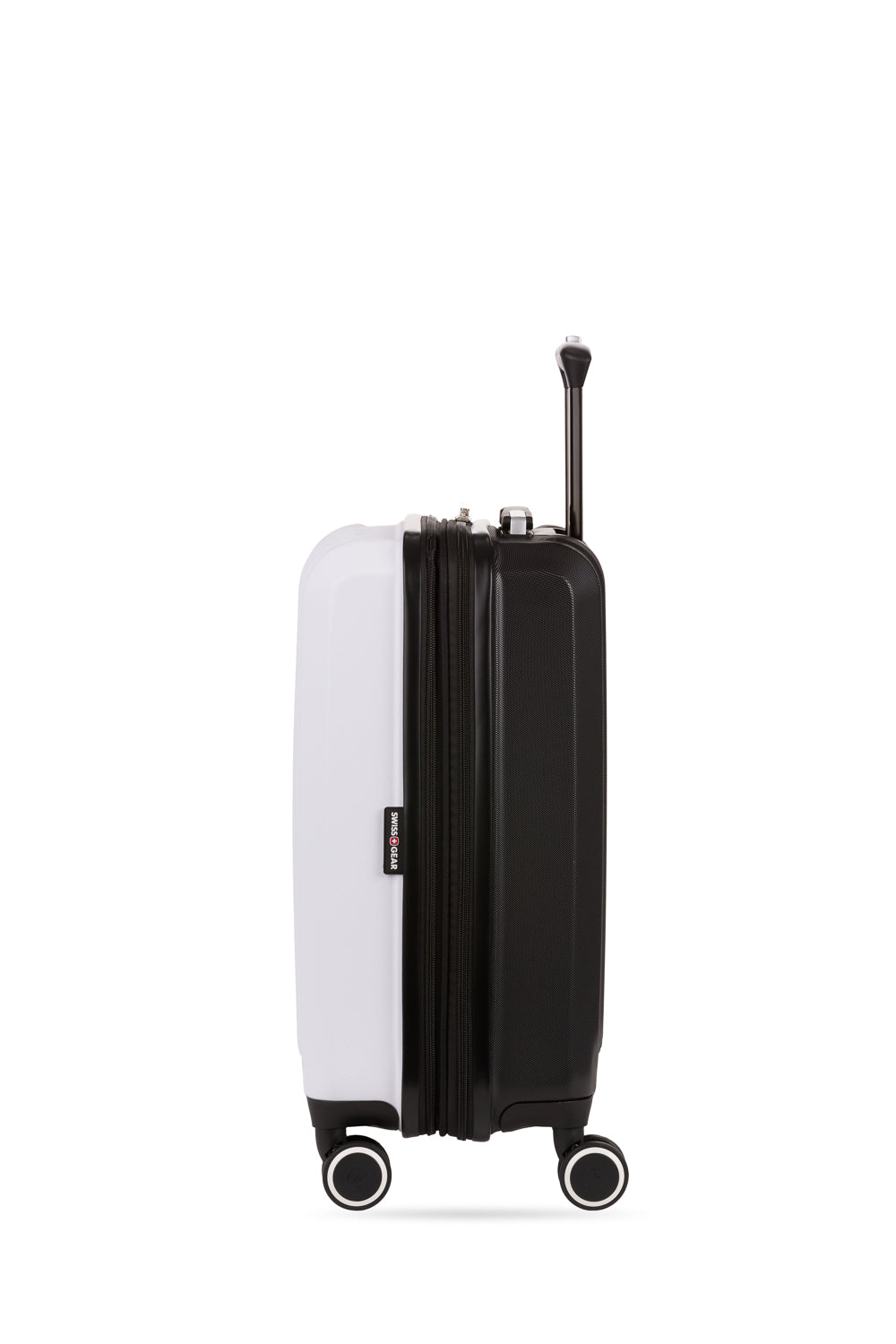 SWISSGEAR Duet Carry-On Spinner in White/Black