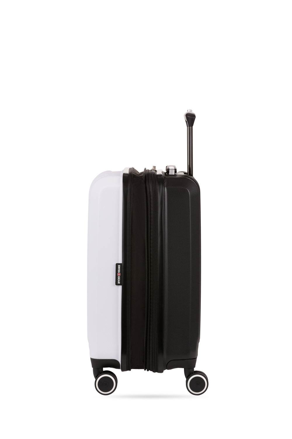 SWISSGEAR Duet Carry-On Spinner in White/Black