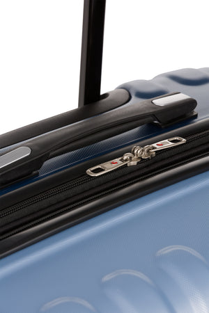 Swissgear 8028 Expandable Hardside Spinner 3pc Luggage Set - Light Blue/Navy-Top rubber handle