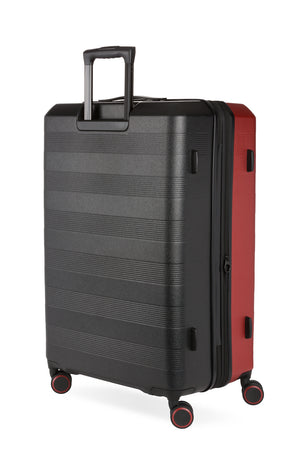 Swissgear Duet 28 inch Expandable Hardside Spinner Luggage - Wine/Black with superior mobility