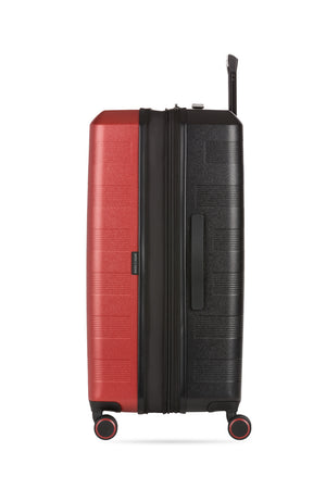 Swissgear Duet 28 inch Expandable Hardside Spinner Luggage - Wine/Black Expands for additional packing space