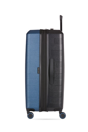 Swissgear 8029 3 pc Expandable Hardside Spinner Luggage Set - Navy and Black
