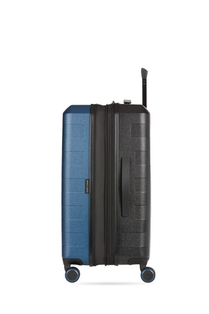Swissgear Duet 24 inch Expandable Hardside Spinner Luggage - Navy/Black Expands for additional packing space