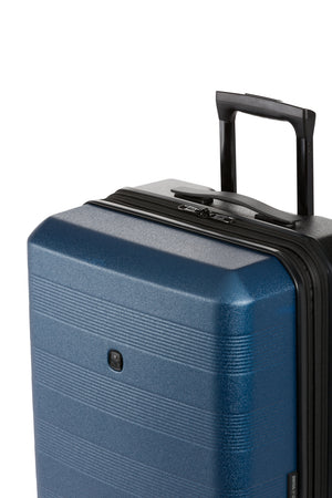 Swissgear Duet 24 inch Expandable Hardside Spinner Luggage - Navy/Black