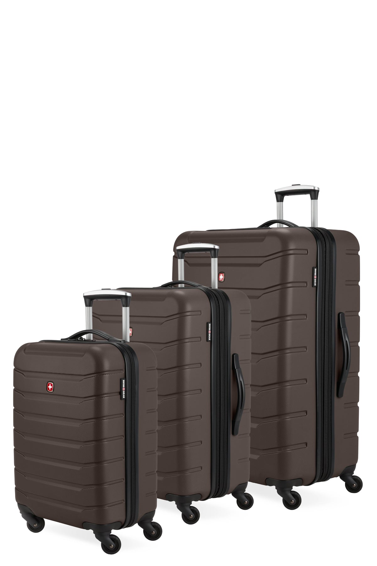 SWISSGEAR 8060 3-Piece Spinner Set - Chocolate Brown - 01