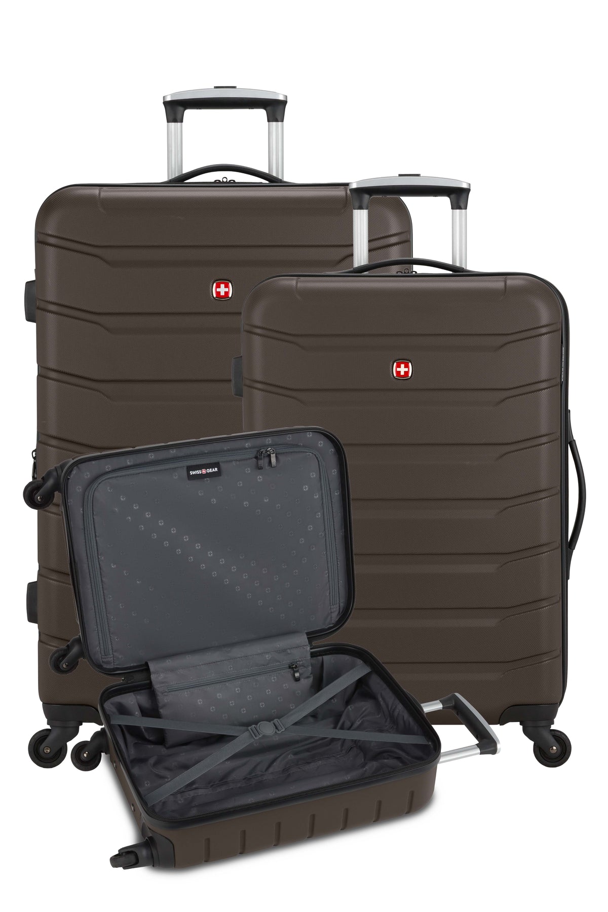 SWISSGEAR 8060 3-Piece Spinner Set - Chocolate Brown - 11