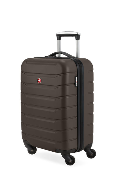 SWISSGEAR 8060 Carry-On Spinner in Chocolate Brown