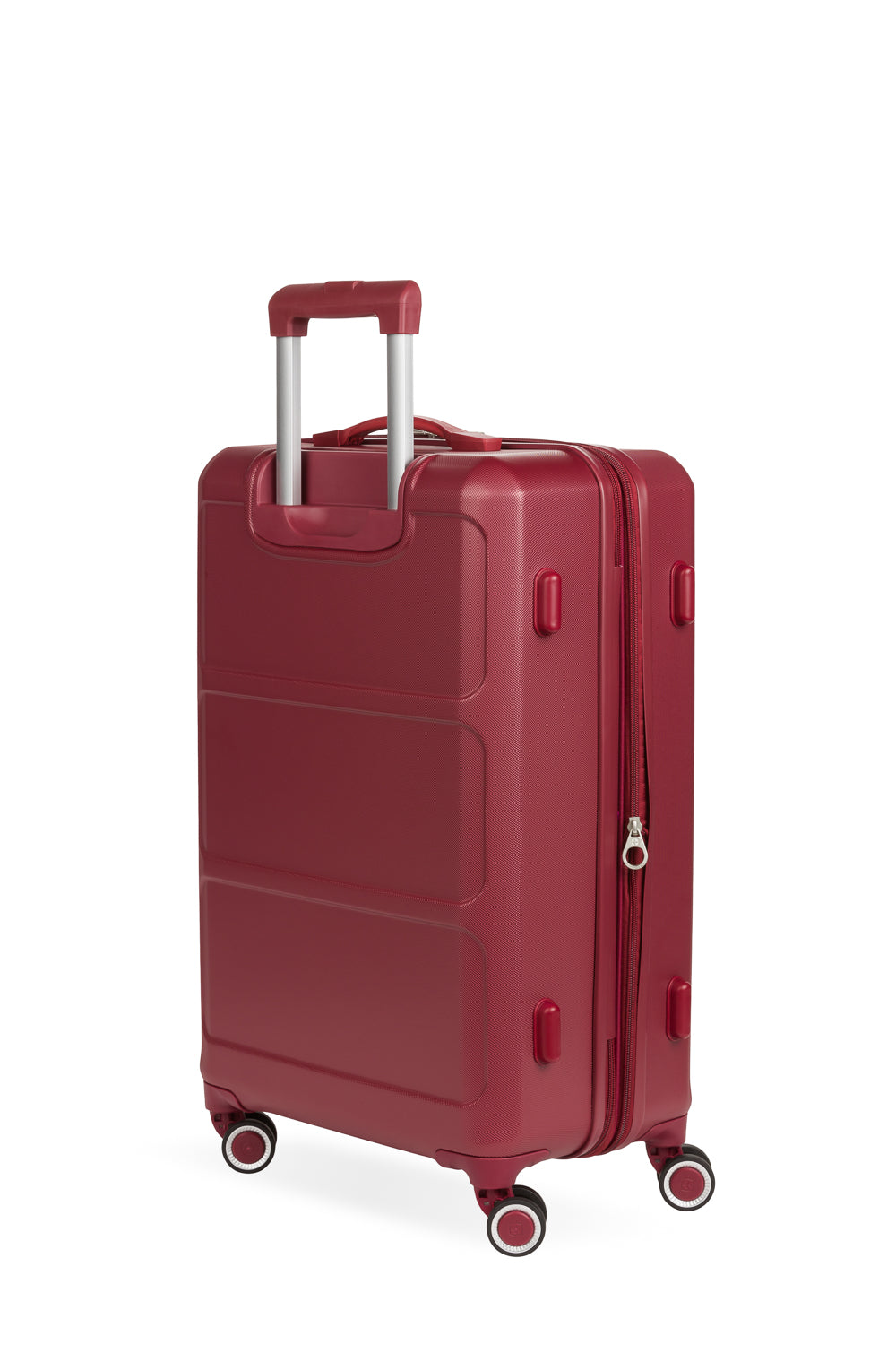 SWISSGEAR Wanderlust Medium Checked Spinner in Burgundy