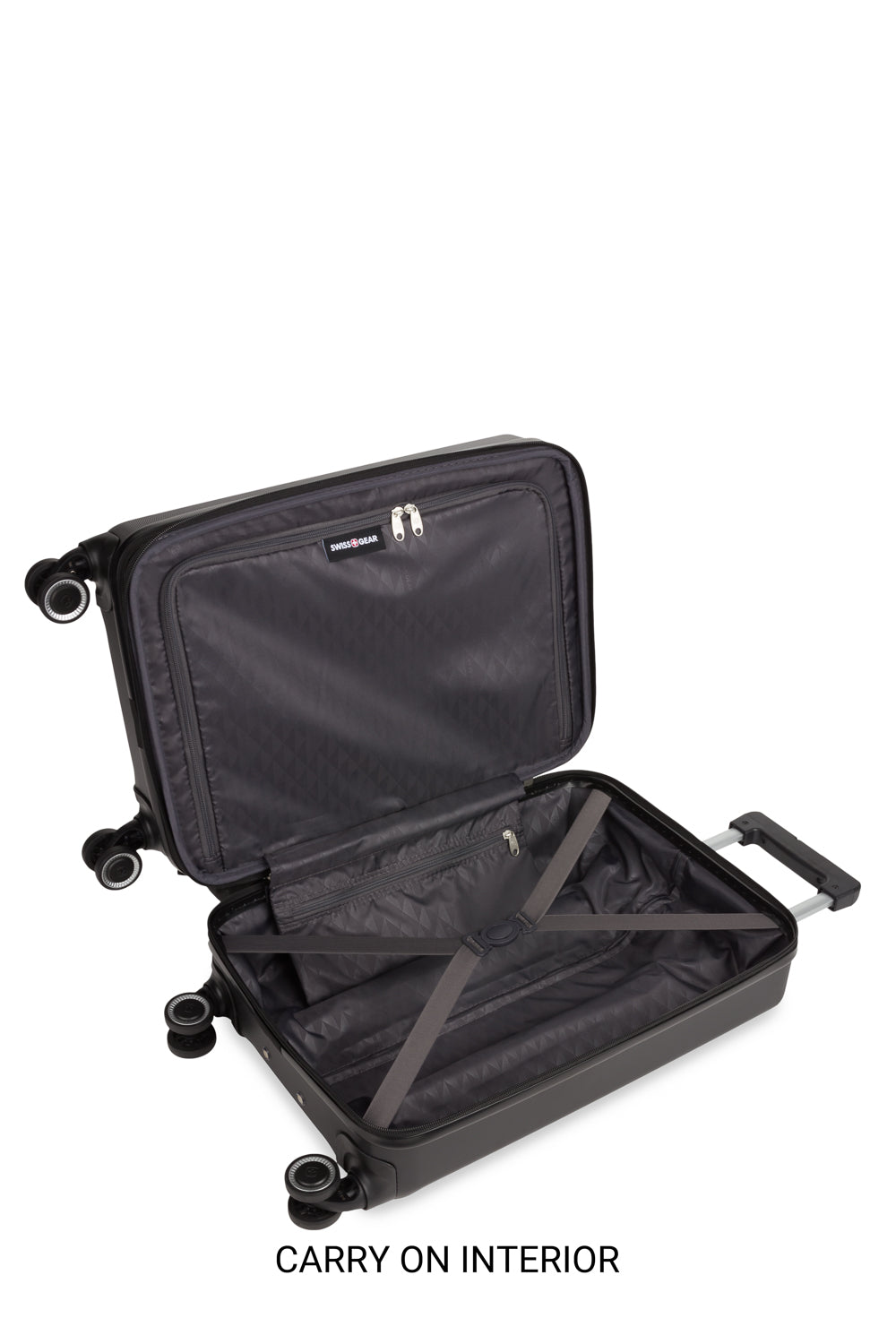 SWISSGEAR Wanderlust 3-Piece Spinner Set in Black