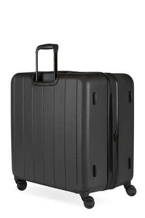 Swissgear Wanderlust Pro Big Box Expandable Spinner 3 Piece Set Black Side feet allow luggage to stand firmly on side for simplified handling (Only on 25