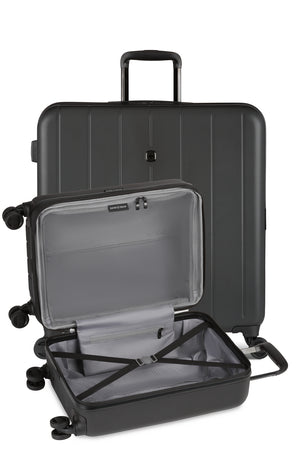 Swissgear Wanderlust Pro Big Box Expandable Spinner 3 Piece Set - Black
