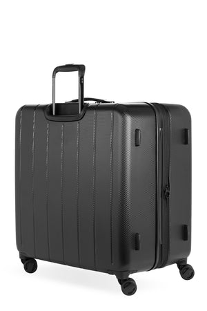 SWISSGEAR Wanderlust Pro Big Box Expandable Spinner 5 Piece Set – Black Rugged, ABS hardside split-case construction