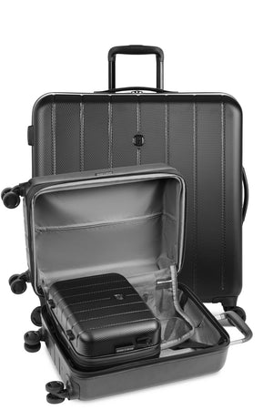 SWISSGEAR Wanderlust Pro 5-Piece Spinner Set in Black