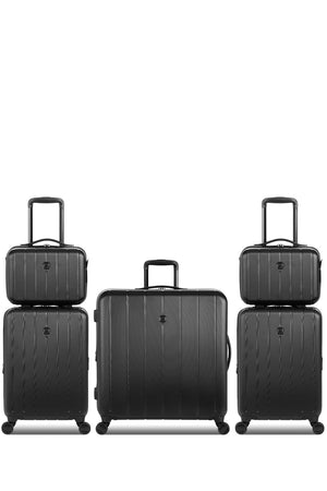 SWISSGEAR Wanderlust Pro Big Box Expandable Spinner 5 Piece Set - Black