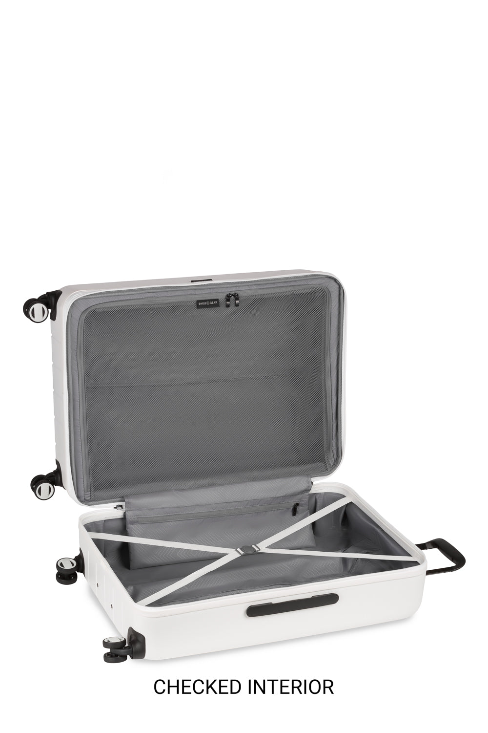 SWISSGEAR Wanderlust Pro 3-Piece Spinner Set in White