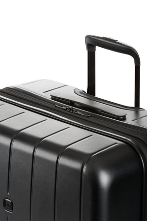 Swissgear 8092 Expandable 3pc Hardside Spinner Luggage Set - Black easy pushing or pulling of luggage