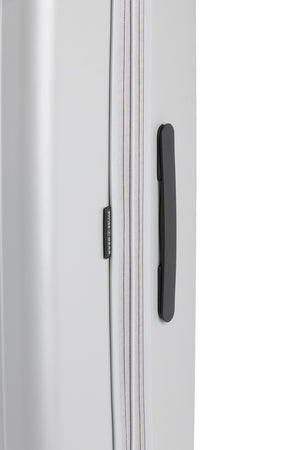 Swissgear 8092 Expandable 3pc Hardside Spinner Luggage Set - Gray Molded side handles for comfort in lifting (on 24