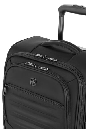 SWISSGEAR Checklite Underseater Carry On Suitcase - Black