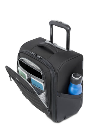 SWISSGEAR Checklite Underseater Carry On Suitcase - Black Built-in padded tablet pocket