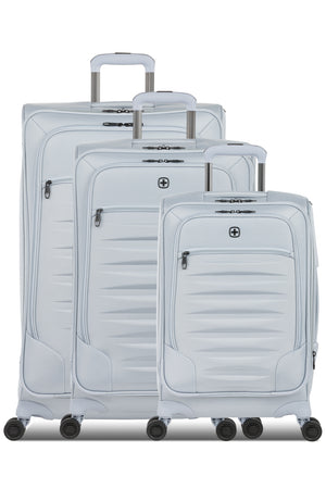 SWISSGEAR Opulence Expandable Spinner 3 Piece Set - Baby Blue
