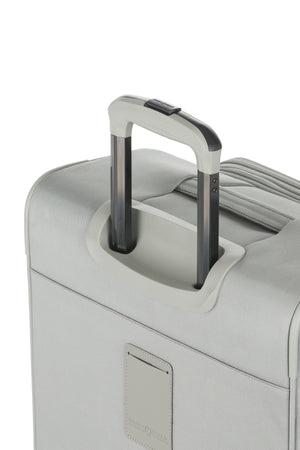 SWISSGEAR 8099 Medium Expandable Spinner - Astro Gray Retractable, push-button locking telescopic handle for easy pushing or pulling