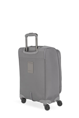 SWISSGEAR 8099 21 Inch Expandable Spinner Carry On Luggage - Gray with Injection-molded base plate adds protection and longevity