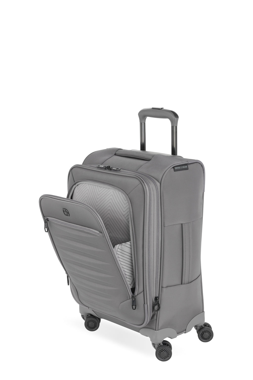 riiグレーXS Amazon.com: mixi Carry On Luggage 20'' Suitcase with Front Laptop
