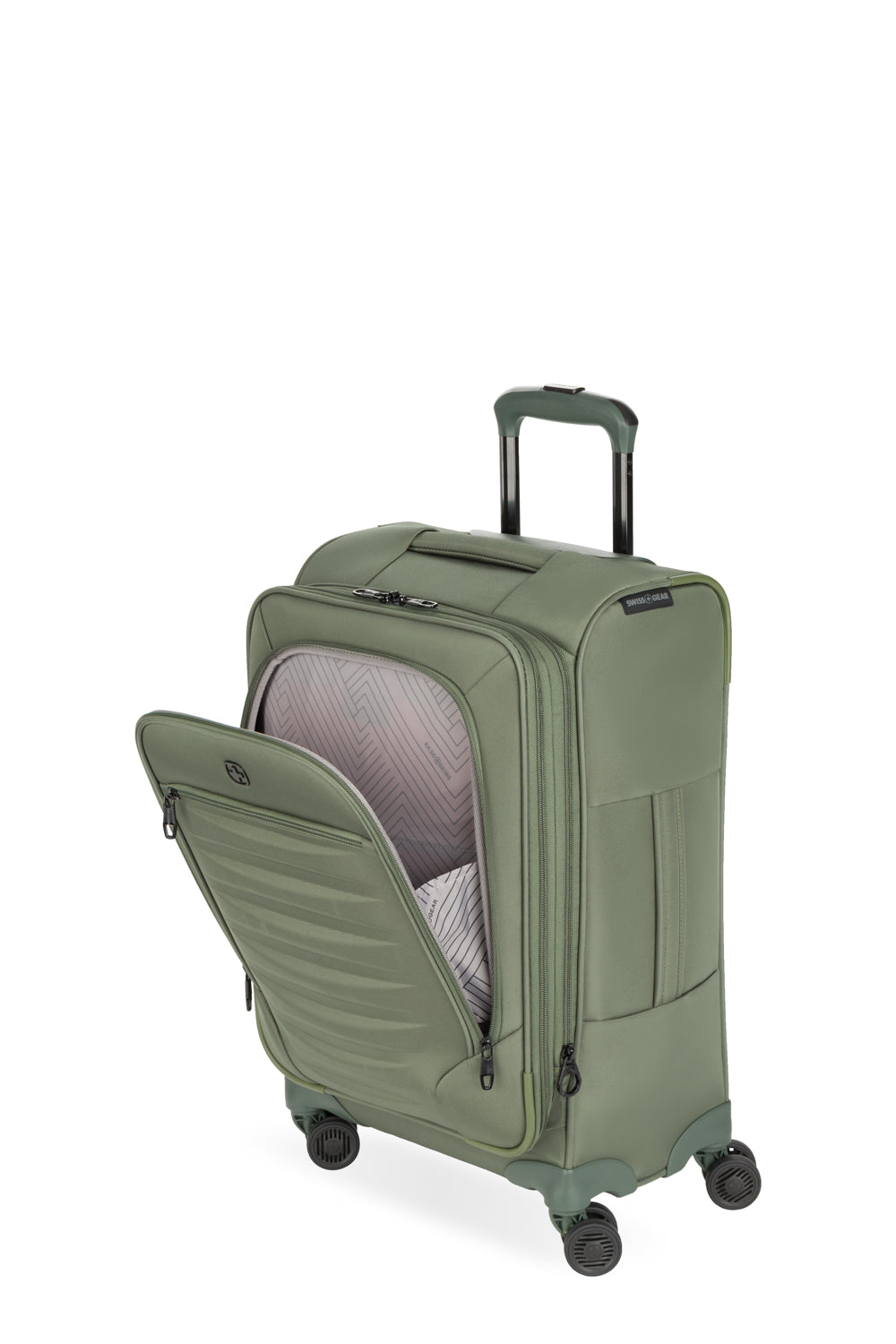 SWISSGEAR Checklite II Carry-On Spinner in Green