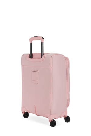 SWISSGEAR Opulence 19 Inch Expandable Spinner Carry On Luggage in Blush