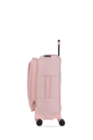 SWISSGEAR Opulence 19 Inch Expandable Spinner Carry On Luggage - Blush - Expands up to 2