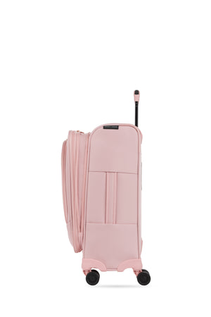 SWISSGEAR Opulence 19 Inch Expandable Spinner Carry On Luggage - Blush - Expands up to 2