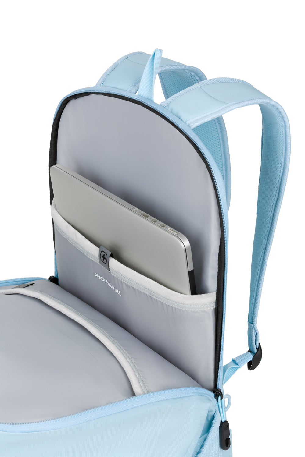 SWISSGEAR Viibe Pro Laptop Backpack - Light Blue - 06