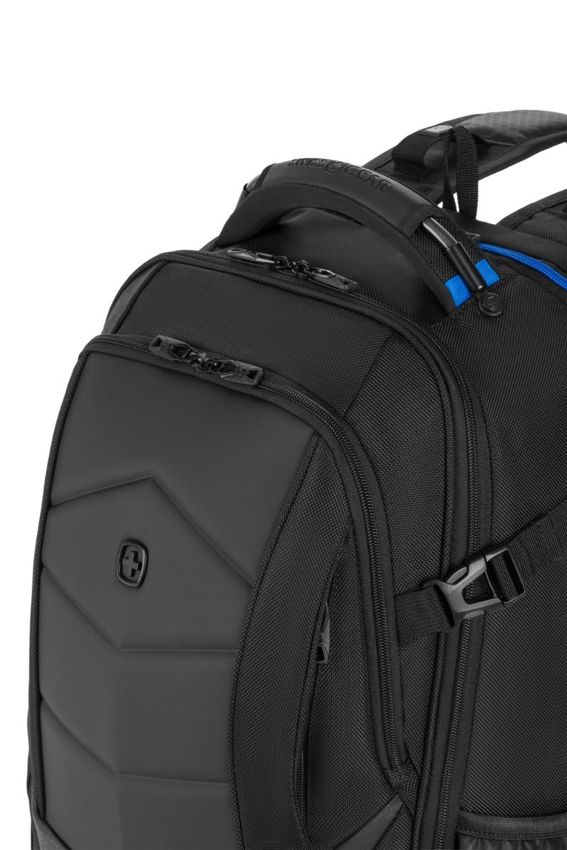SWISSGEAR 8120 USB Gaming Laptop Backpack - Black