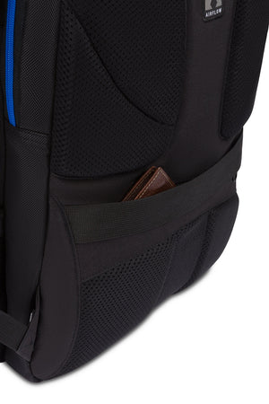 SWISSGEAR 8120 USB Gaming Laptop Backpack - Black - elasticized side pocket