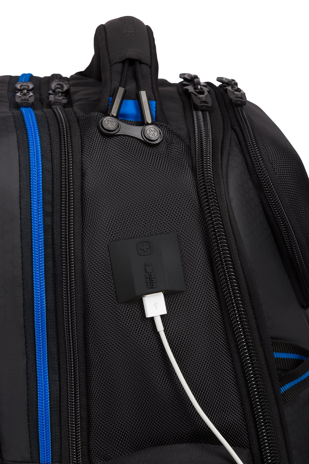 Swissgear 8121 USB ScanSmart Gaming Laptop Backpack - Black