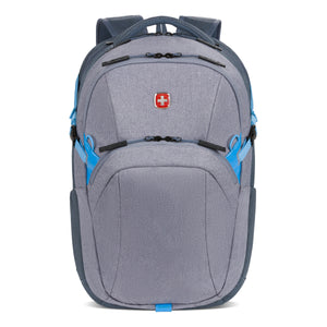 SWISSALPS Outlast Flex Laptop Backpack in Blue/Grey