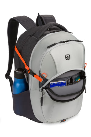 SWISSGEAR 8169 16” Laptop Backpack -  Front-panel zippered pocket with an organizer panel for everyday necessities